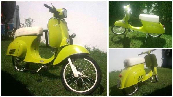 Salah satu solusi buat anak scooter yg ingin bersepeda, sehat dan tetap gaya.. :) <a href="/ridwankamil/">Ridwan Kamil</a>  #jumatBersepeda