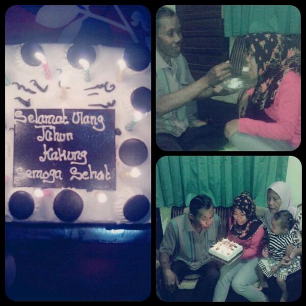 Slmt ulng tahun bapake. Smoga kita bisa kerumah allah bareng" :*♥. Amiin
