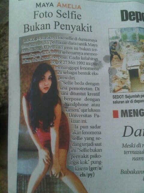 #koran #metroplitan #14maret2014 wait kamis ada lagi #MayaAmelia