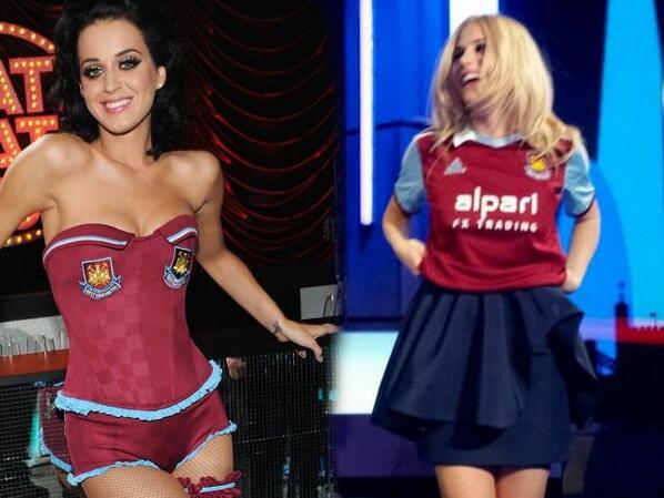 katy perry west ham kit