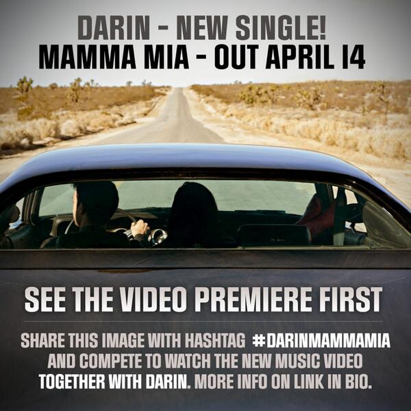 DarinOfficial's tweet photo. For more info visit http://t.co/om65feSHXI #darinmammamia http://t.co/v1LjIm0vpU