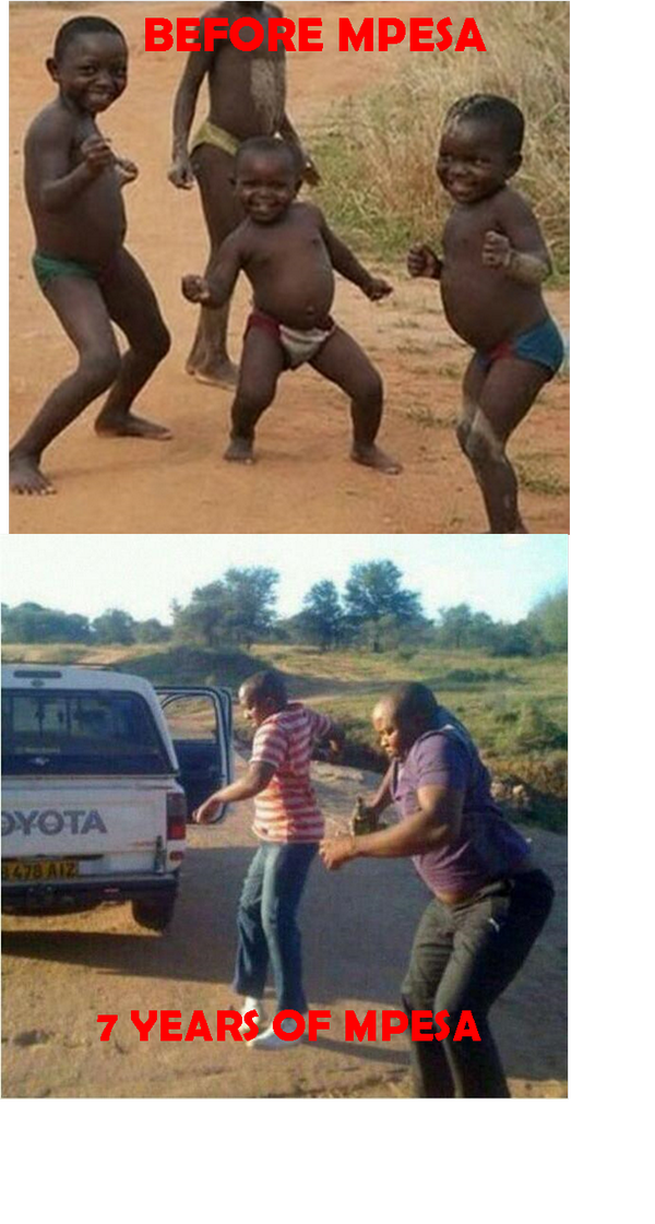 maina_antomaina's tweet photo. #BeforeMPESA then #7YearsOfMPESA http://t.co/lSuPn6Uuyc