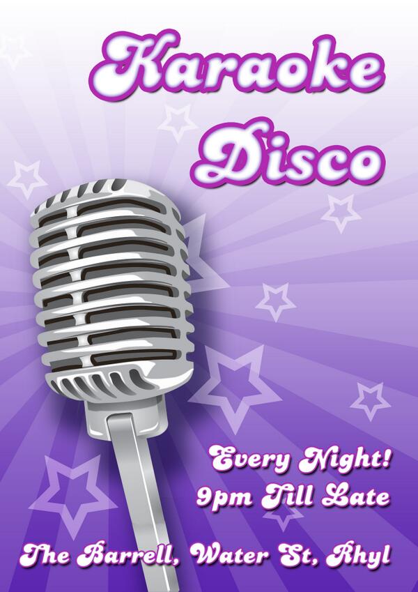 TheBarrell's tweet photo. Karaoke Disco here @theBarrell, every night! Sing your heart out &amp; take advantage of our offers on cocktails &amp; bombs! http://t.co/6L91GXmK8W