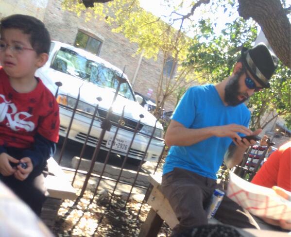 Amish Dick Tracy makes me want to cry too, kid. #fedoradouche #SXSW #SXSW14 #DXDW