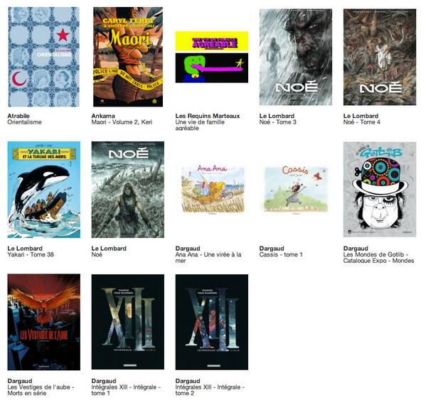 bedefr's tweet photo. Sorties #bd chez Atrabile, @AnkamaEditions, @requinsmarteaux, @LeLombard et @EditionsDargaud | http://t.co/oBC2ZZ0vYe http://t.co/AmDPTBFcuk