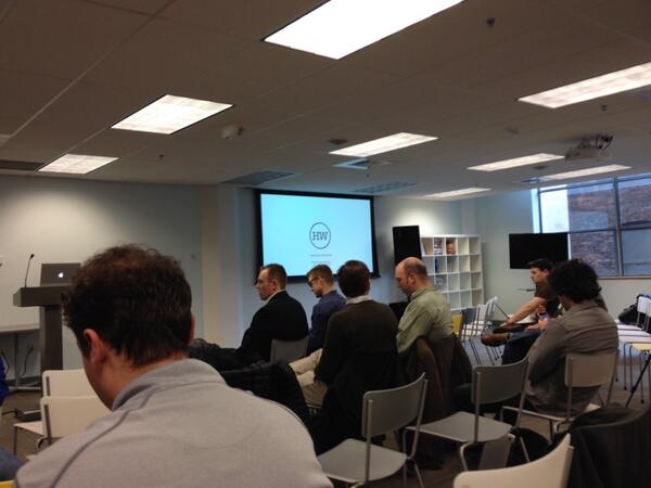 adamfeuer's tweet image. At #hardwareworkshop in Seattle