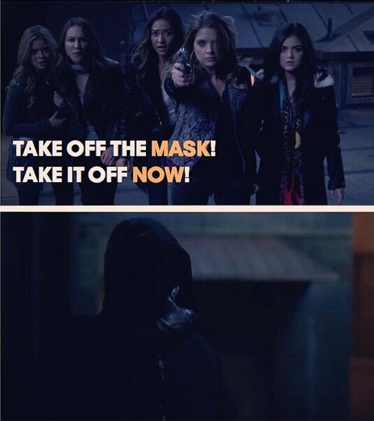 Who is behind the mask?! Find out in FOUR DAYS during the #PLL spring finale on <a href="/ABCFamily/">ABC Family</a>!