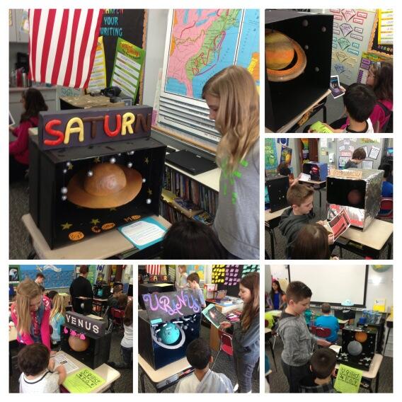 D13Eagles's tweet photo. 5th grade students share their Planet Projects with 3rd graders @jalbig302 @lisapao10 http://t.co/NiFKhfX5qm