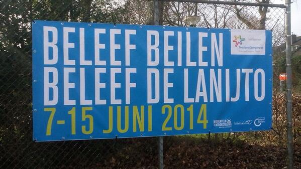 Ziet er prachtig uit! <a href="/Lanijto2014/">Lanijto</a>: De eerste banner hangt in Beilen! ”