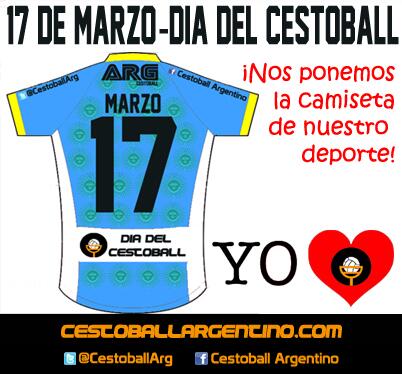 17 de Marzo Feliz #DiadelCestoball ¡Nos ponemos la camiseta de nuestro deporte!