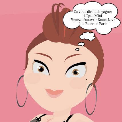 PrTurc's tweet image. Envie de gagner un Ipad Mini, alors venez découvrir SmartLove à la Foire de Paris - Espace Coquin.