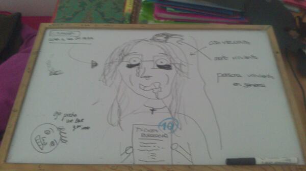 Ananino11's tweet photo. A ver si suena la campana @Aitzibiriwonder . Hay cosas virulentas y luego está este dibujo eh http://t.co/i1CMEd970t