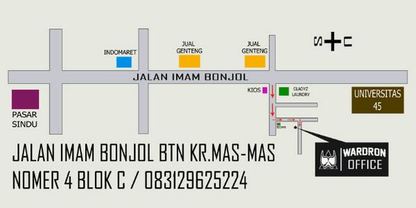 Ini denah office kami kawan!