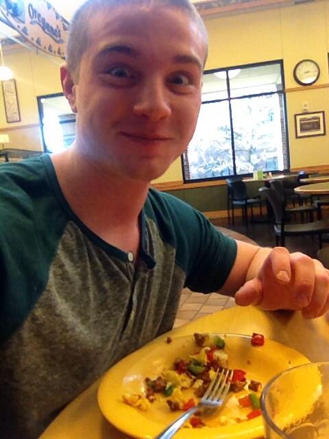 hamCam_newton's tweet image. Delicious omelette for breakfast thanks @ISUdining #isudining