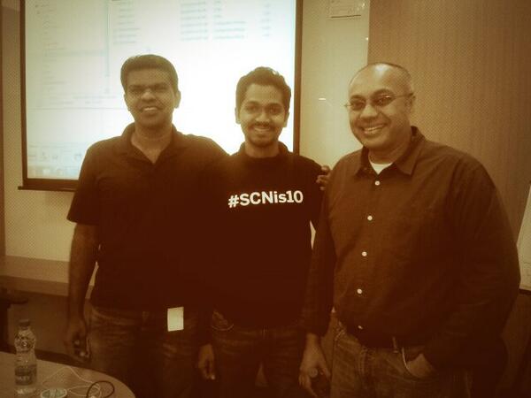 MidhunsNotes's tweet image. With #sapmobile experts, Milton &amp;amp; Dhimant. #CEG