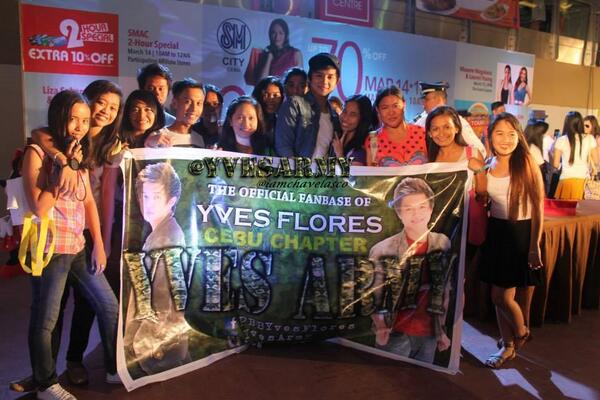 YvesArmy's tweet photo. Thank You Cebu Chapter :)))) @YourYvesFlores @iamchavelasco @maimaiforeal :)))) http://t.co/DTG87wzp2c