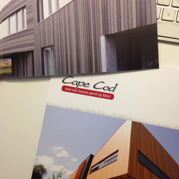 In de nieuwe folder van #capecod #plastica worden 2 projecten van ons uitgelicht  #trots