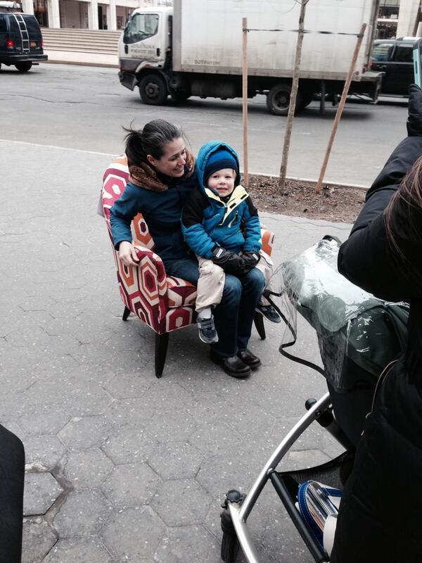 First chair goes! <a href="/HouseBeautiful/">House Beautiful</a> #hbchairs