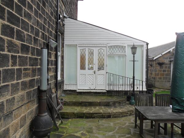 Planning granted to replace this old conservatory and remodel the interior of the house into a modern living space