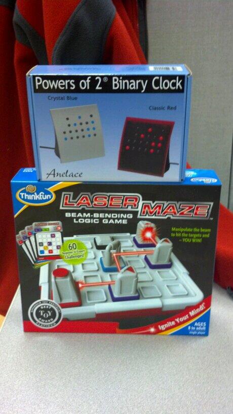 FunCraigFisher's tweet photo. #Fun #Hackday prizes arrived! http://t.co/yil5oCwkif