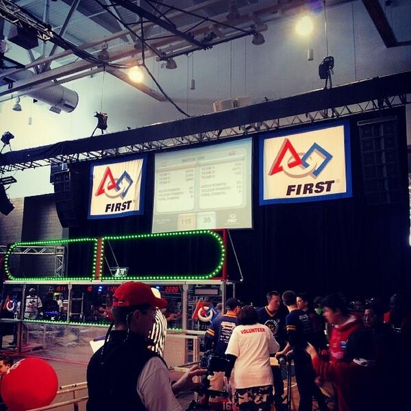 A convincing #first victory! 115-35! #omgrobots #nytechvalleyfrc @nytvfrc