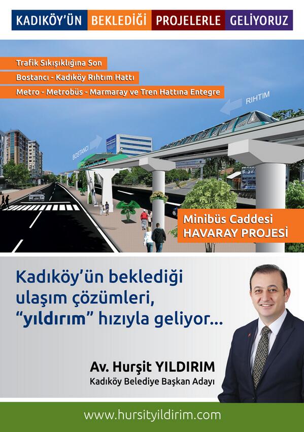 #Kadikoy'e  <a href="/yildirimhursit/">Av.Hurşit Yıldırım</a> ile HAVARAY GELIYOR   <a href="/SaracogluGuney/">Güney</a>