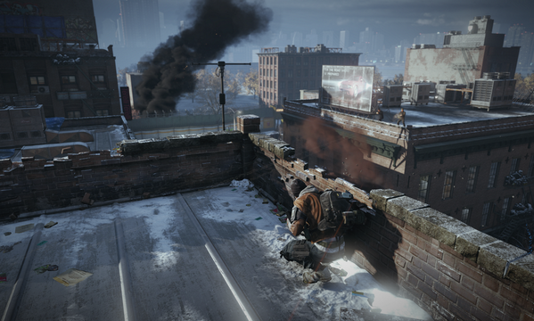 Caught in a rooftop skirmish? Sometimes the solution can come from the sky. #TheDivision |