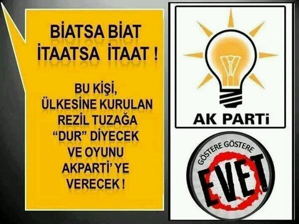 Oyumuz AK Yolumuz HAK

#meseleakdegilHAK 
#ProvokatörChpÜlkemdenDefol