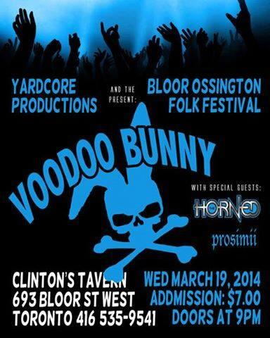 VoodooBunny's tweet photo. hey long time no twitter!  our next show wed. 19 @ Clinton's, T.O. hope ya'll r good... http://t.co/3SPcGkHaYG