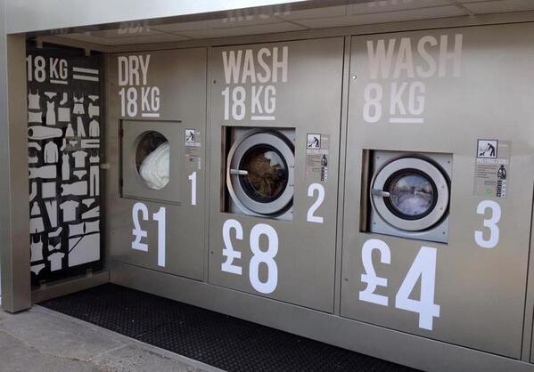 RevolutionWash's tweet photo. A new "Revolution" self-service launderette is now installed in at Jet/Londis, Starthill Services, Rochford, SS4 1RF http://t.co/WxKhn09sv8