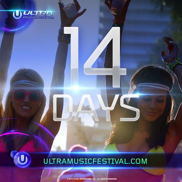 ultra's tweet photo. counting down to the moment we take you to another world...

liftoff in T minus 14 days!

#Ultra2014 http://t.co/SXQPtIvXji