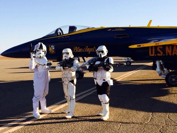 Hanging with the Blue Angels! <a href="/501SCG/">SoCalGarrison</a> <a href="/501stLegion/">501st Legion</a> <a href="/sandiegosquad/">SanDiegoSquad</a> #starwars