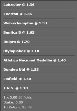 ConsensusBets's tweet photo. Free £5 from B365, put it on tomorrows list of "bankers" Pays 18/1. They should all win, but they probably wont :) http://t.co/hF66wv6YAh
