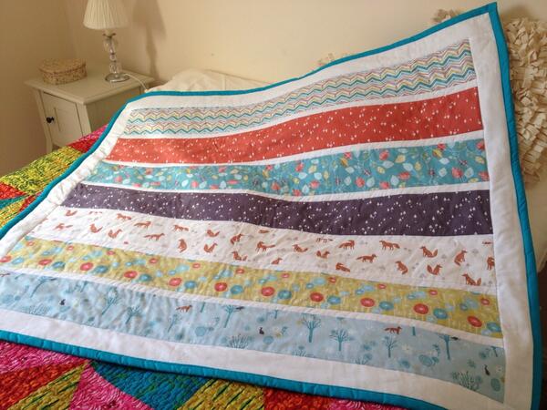 SewMakeMe123's tweet photo. Another example of a baby quilt we have made ... Cot bed size ....message for more details .... http://t.co/qKSoKNi5bK
