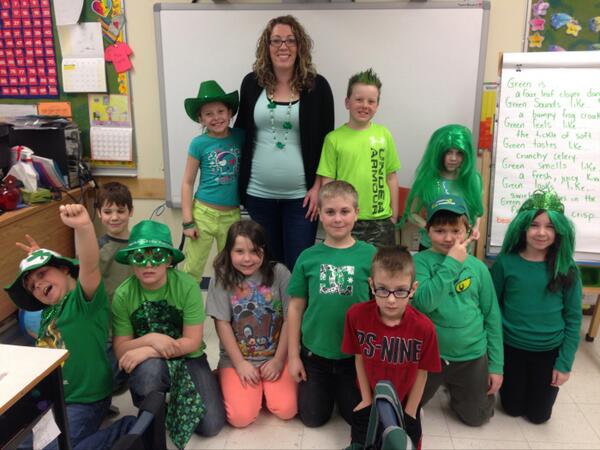 Happy St. Patricks Day from the 3/4 class <a href="/LakesideLynx/">Lakeside Academy</a>