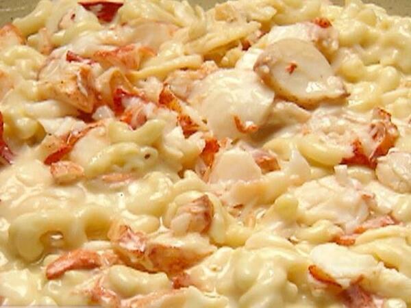 Today's lunch special is lobster mac &amp; cheese with a house salad and soft drink for just $7.50!