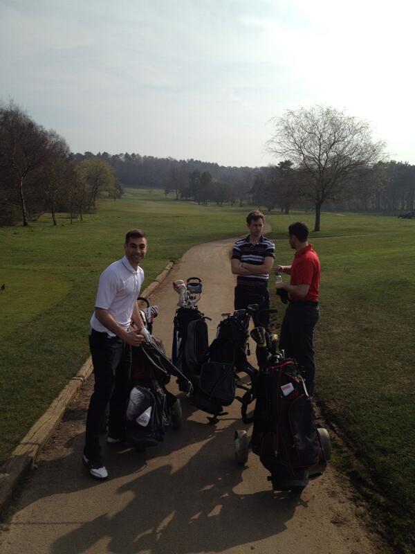 MaxBarrow's tweet image. Golfing at Liphook.