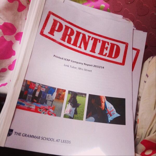 PrintedDesign's tweet image. Our final report is looking dashing, but we&apos;re sad LEAP is coming to a close...