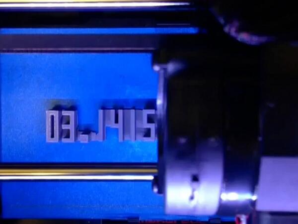 makerbot's tweet photo. Happy Friday... Happy Pi Day! http://t.co/hPgfVj1Pvl