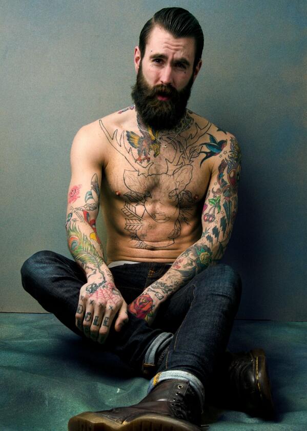 Menwithtatts's tweet photo. #BeardsAndTats http://t.co/Iv7JRFqcJT