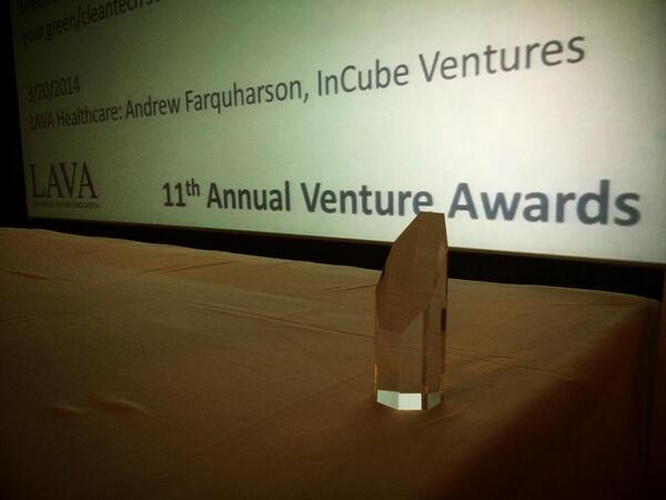 CargomaticHQ's tweet photo. Thanks to LAVA for voting us Best Seed/Early Stage Funding at last night's 11th Annual Venture Awards Dinner! http://t.co/yKrRmsXpbo