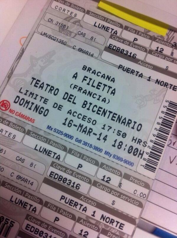 _enlinea's tweet photo. Atentos hoy al noti...tenemos regalitos para que vayas al @TeatrodelB este fin de semana #Filetta #Bracana http://t.co/KjwZPweBAd