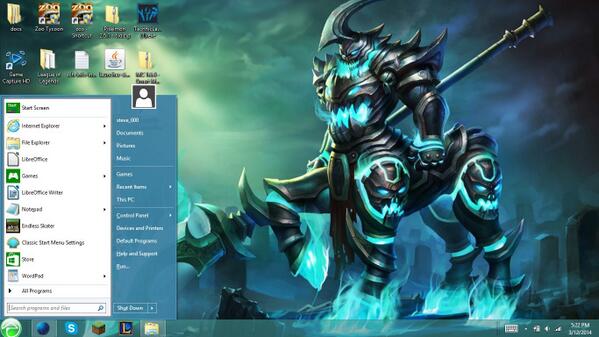 mad_house's tweet image. Classic Shell on Windows 8.1 is pretty sweet no-brainer #classicshell #windows8 #startbutton #startmenu