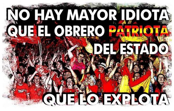 subversivos_'s tweet photo. No hay mas idiota que el que vota a quien le explota http://t.co/wh6nsuRsqO