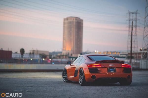 audizine's tweet photo. More pics by #OCAuto of the #SamoaOrange @Audi R8 tuned by #PacificGerman on @klassenidwheels. http://t.co/xVJ79vkExA http://t.co/2t7aF1zL6b