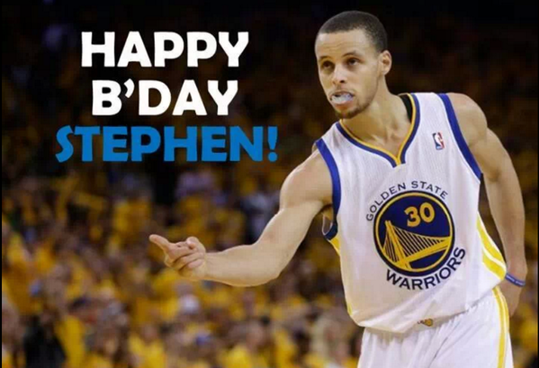 Mullac103's tweet photo. @StephenCurry30 Happy Birthday Stephen. One of the very elite http://t.co/3O36hw67An