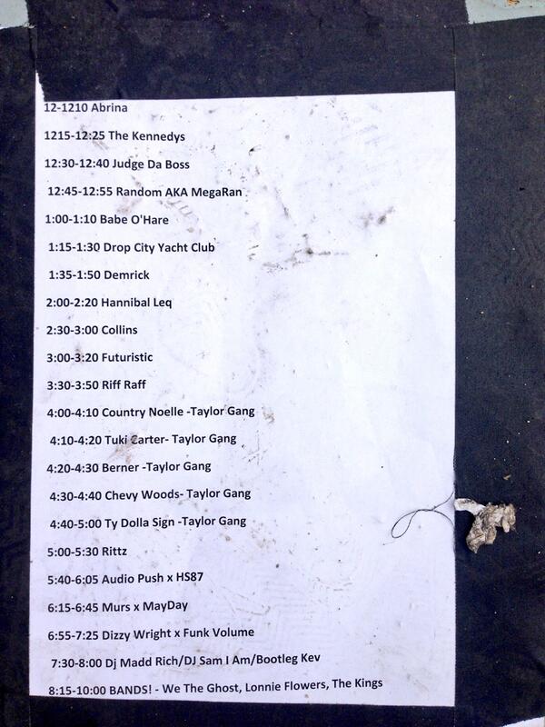 a_damnchick's tweet photo. #SpringBreakATX RAP DAY
#sbatx secrets @wizkhalifa muchlove #surpriseappearance #sxsw @tentvenue @porterhouseprod http://t.co/97PQMg9Grc