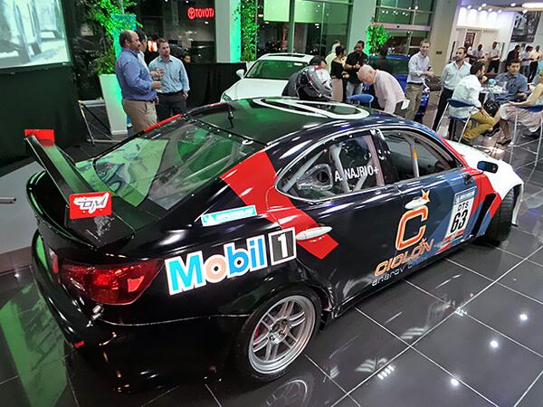 El Lexus ISR de <a href="/AlfNajri/">Alfredo Najri</a> en #DeltaComercial en el Lanzamiento Team Delta Motor Sport.