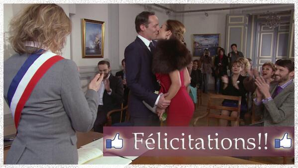PBLVofficiel's tweet photo. / #PBLV Live / Ne ns arrêtons pas sur une note négative! Un MAX de RT pr féliciter #Johanna &amp; #Xavier! #ViveLesMariés http://t.co/ZccoKVRI4Y