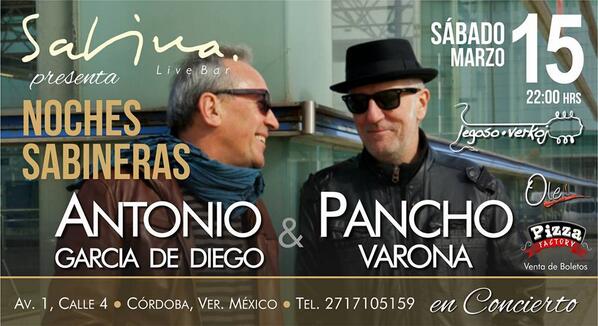 NSabinerasMX's tweet photo. #Veracruz Mañana #NochesSabineras en @SabinaLiveBar 10PM  Estamos muy emocionados por llegar a #Cordoba, listos? http://t.co/nWds9SvFmP